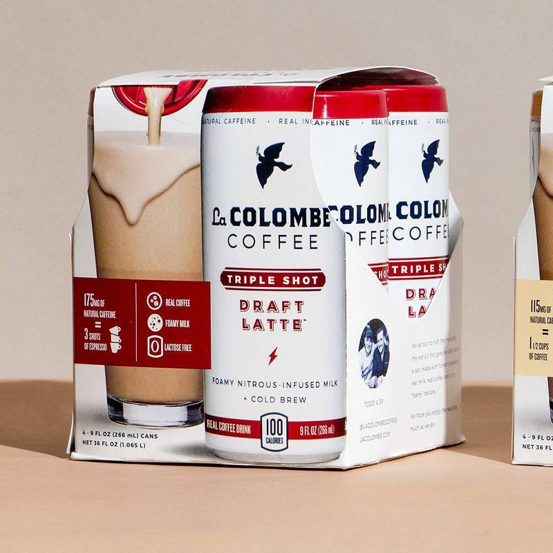La Colombe Draft Latte Triple - 4pk/9 fl oz Cans