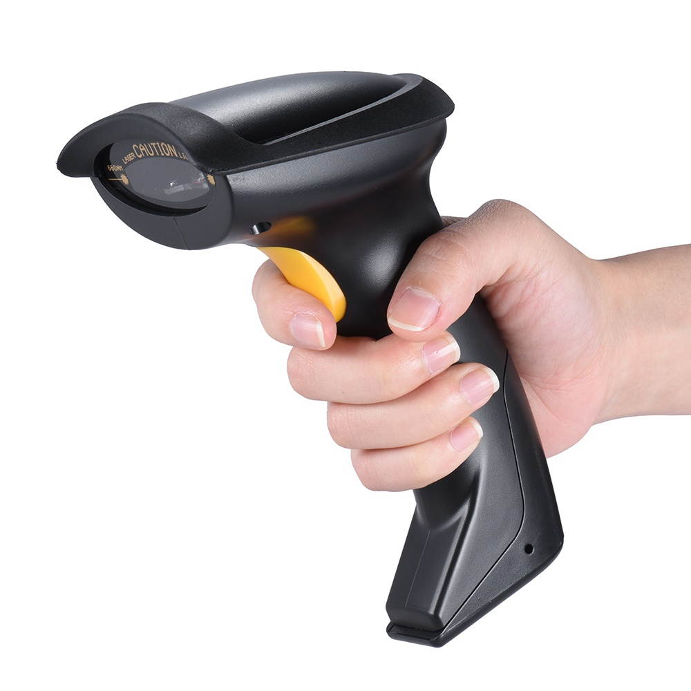 Automatic/ Manual Wireless Bluetooth Handheld 1D Barcode Scanner Reader Supports Reverse Type Bar Code Scanning for Android iOS Windows(XP/W7/W8) System for iPad iPhone Tablet Computer