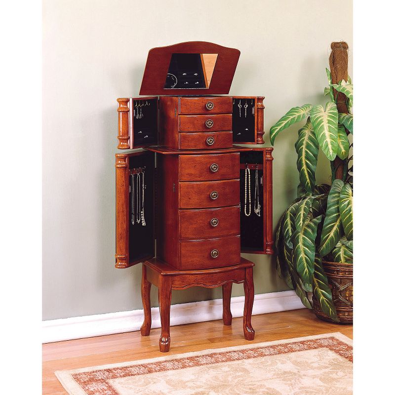 Aubrey Jewelry Armoire Classic Cherry - Powell Company