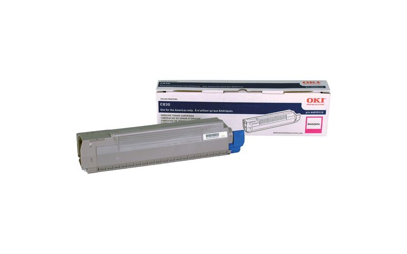 Oki Toner Cartridge - LED - 8000 Pages - Magenta - 1 Each