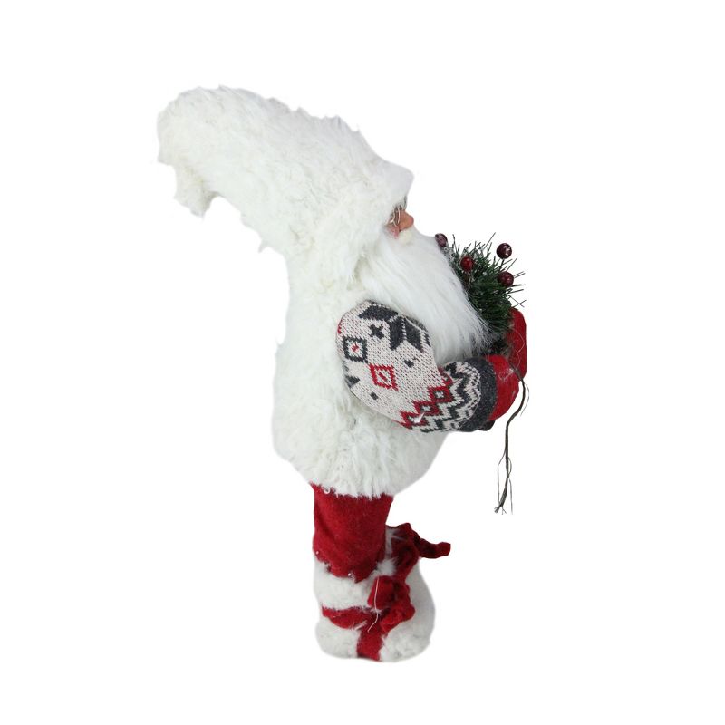 Kaemingk 12" Nordic Santa Claus Christmas Tabletop Figure