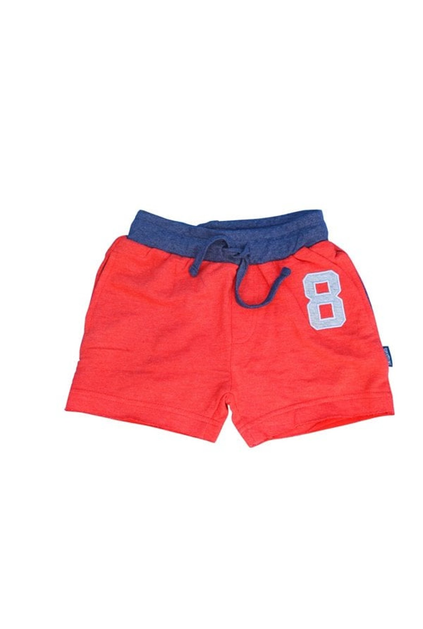 Superyoung Kids Red Solid Shorts