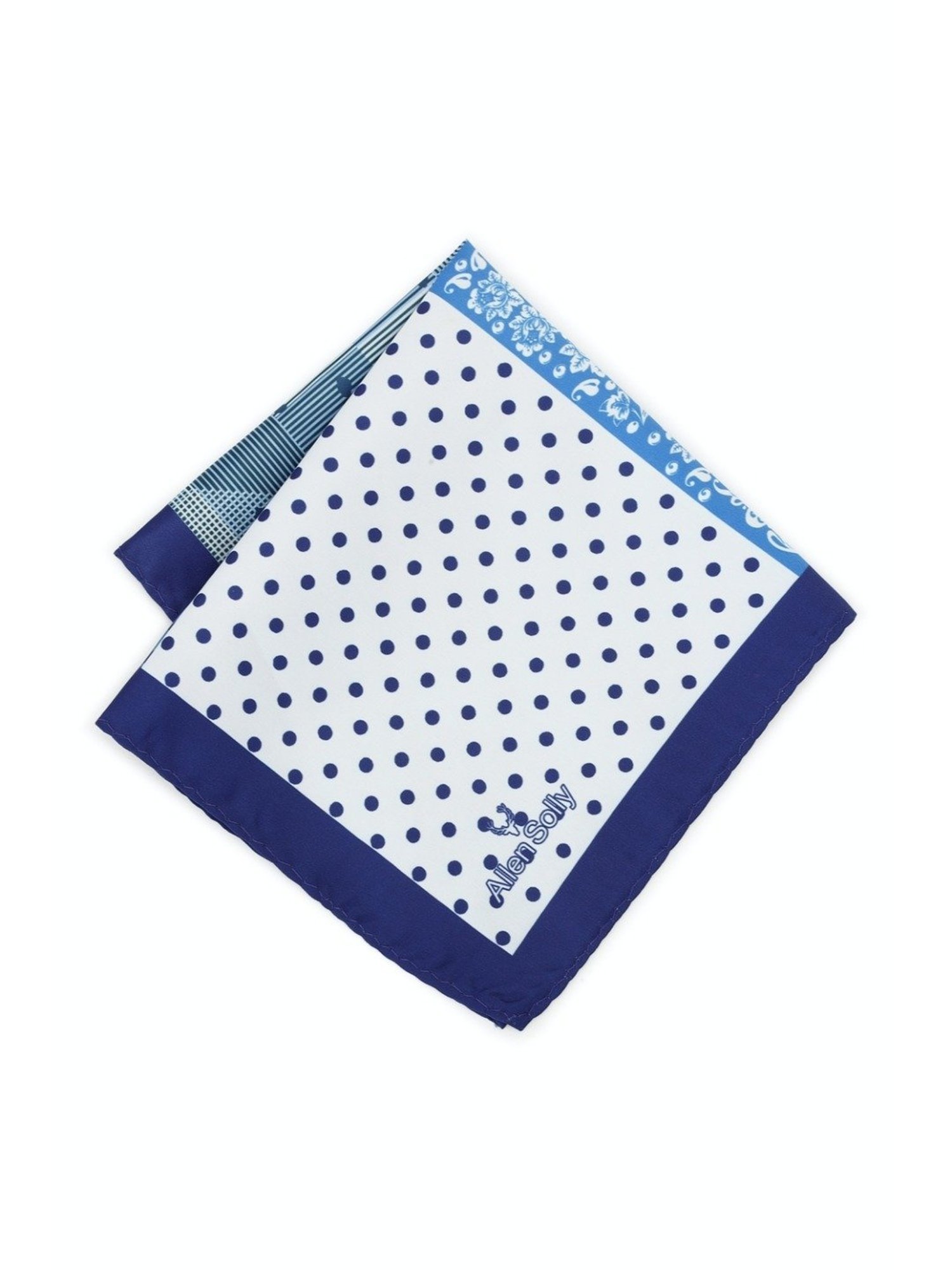 Van Heusen Green Printed Pocket Square