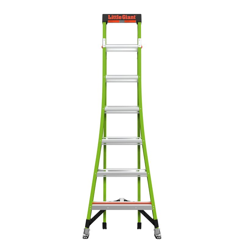 Little Giant Ladder Systems 7' ANSI Type IAA fiberglass Ladder Apple Green