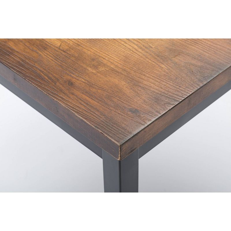 Americano Counter Height Table Natural/Black - Boraam