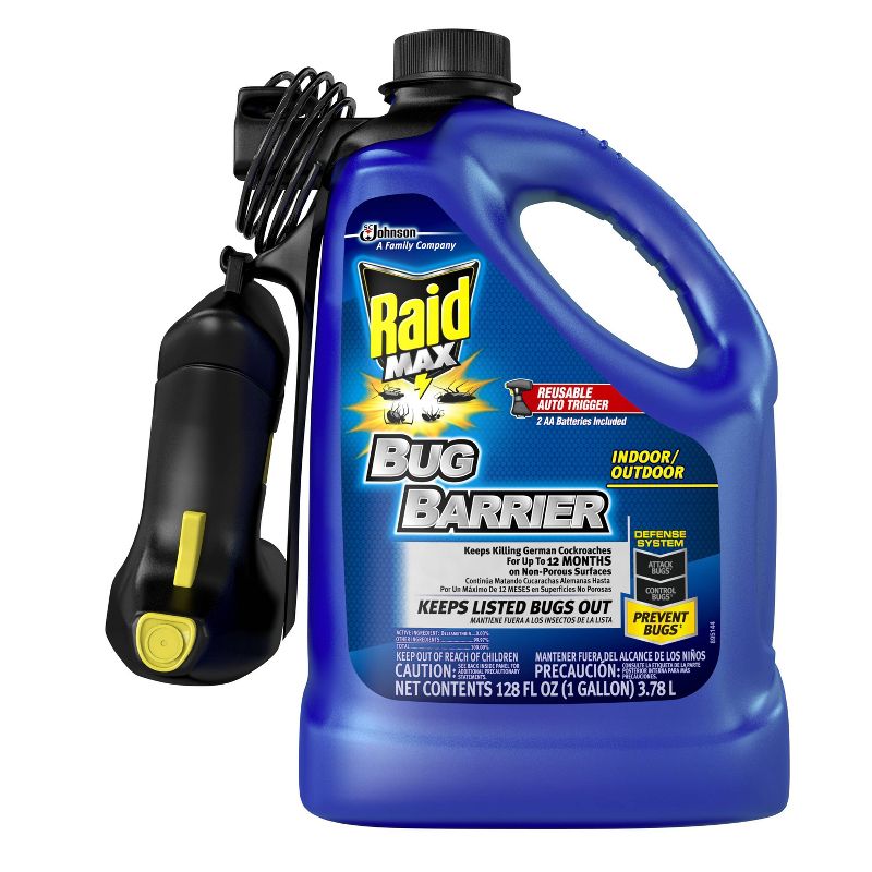 Raid Max Bug Barrier Trigger Starter Kit, 1 Gallon
