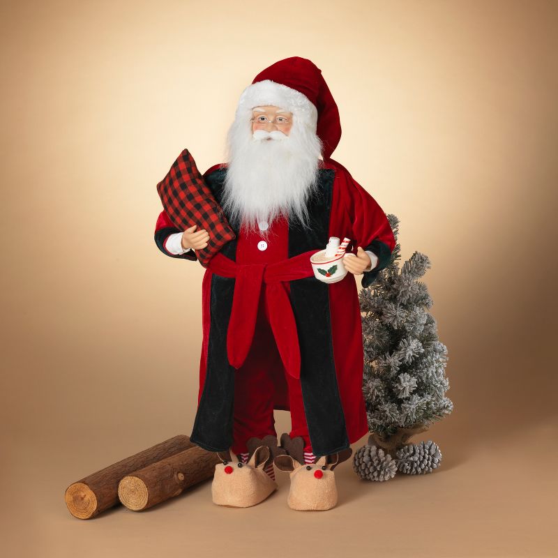 Gerson International 3Ft. Tall Holiday Santa Figurine