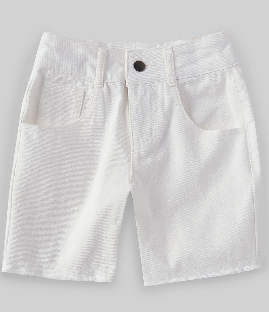 GB GB Girls Big Girls 7-16 Fringe-Hem Denim Short