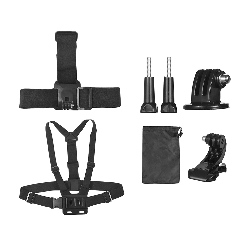 Andoer 7 In 1 Outdoor Sports Action Camera Accessories Mount Kit for GoPro 7 Hero 6/5 Xiaomi Yi SJCAM AKASO EK7000 Brave 4 CAMPARK DBPOWER Sport Cameras