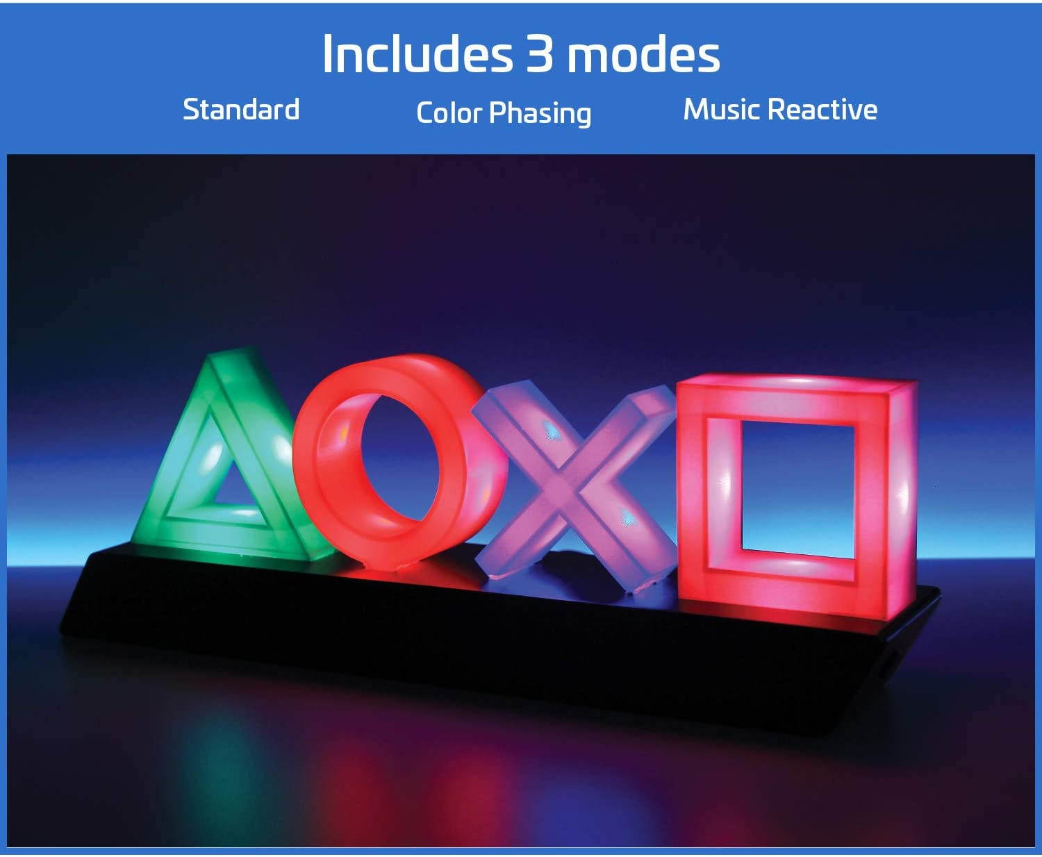 Brsthones Icons Light with 3 Light Modes - Music Reactive Game Room Lighting for Playstation