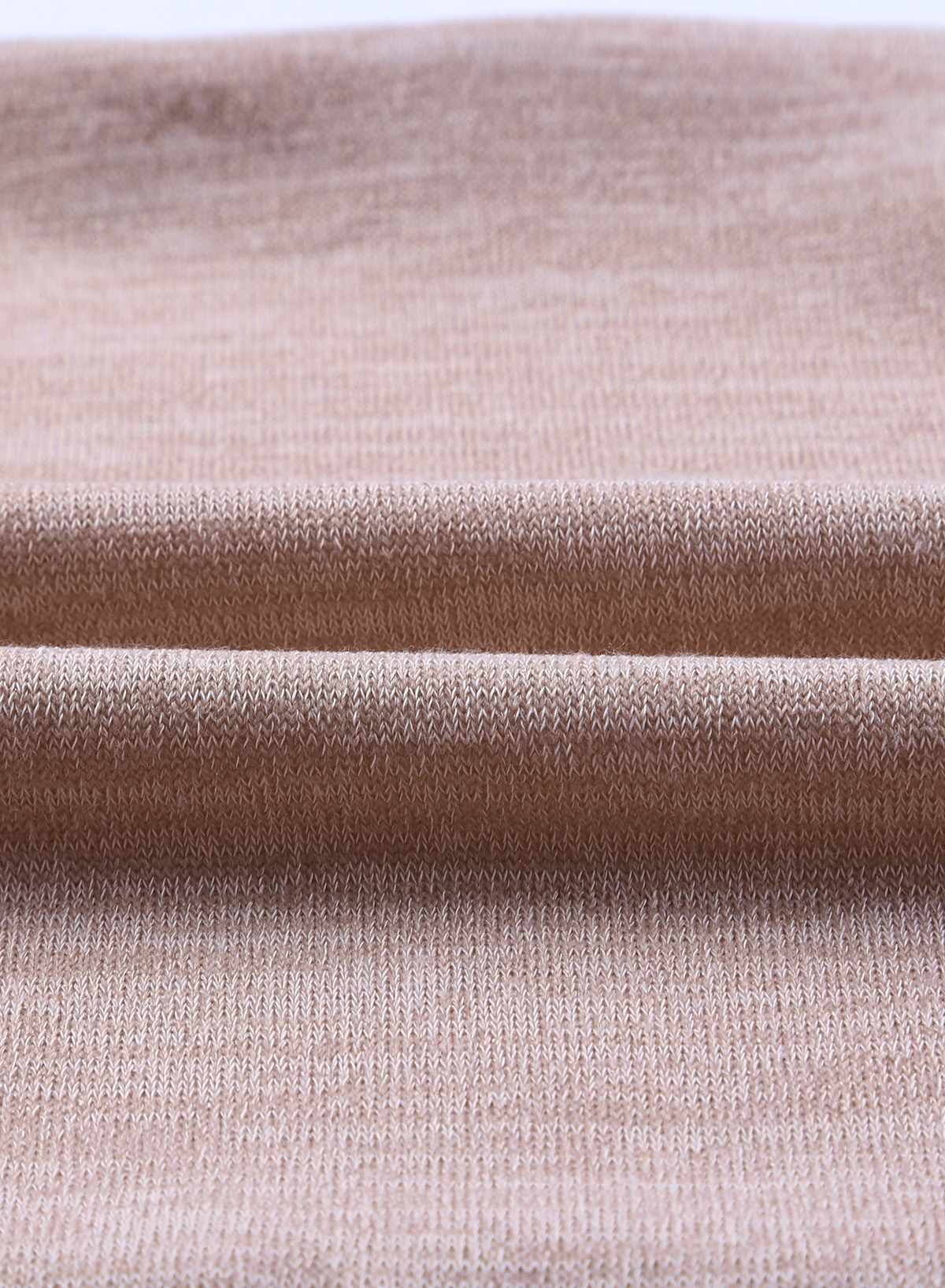 Beige Buttons Front Lightweight Fall Long Cover Up