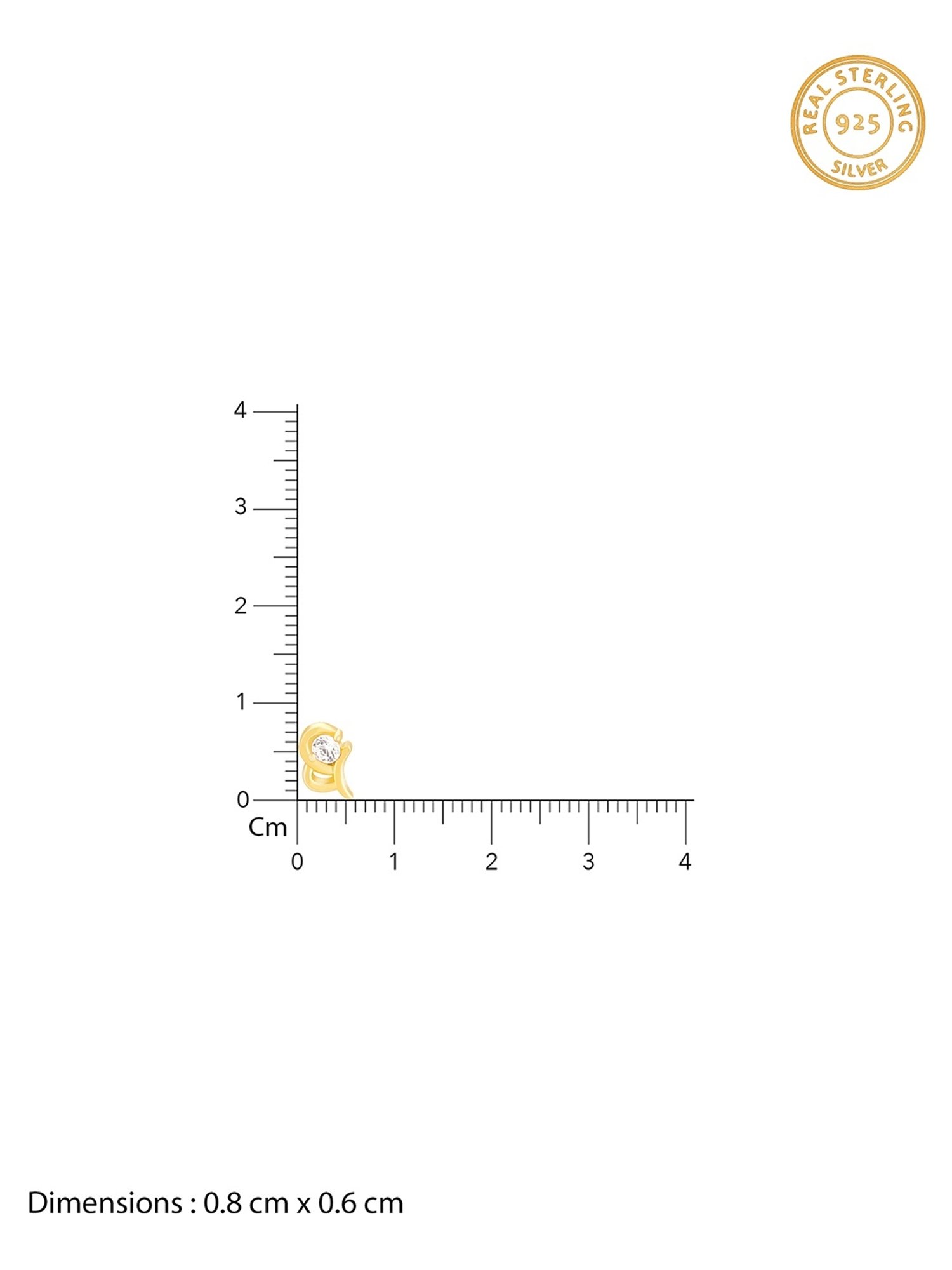 GIVA 92.5 Sterling Silver Butterfly Stud Earrings for Women