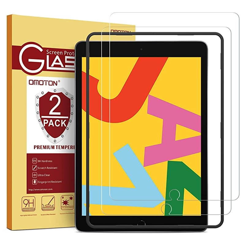 2 Pack  Screen Protector for iPad 7th Generation 102 Inch iPad 7 2019 iPad Air 3 2019 iPad Pro 105 Tempered GlassHigh DefinitionBubble Free