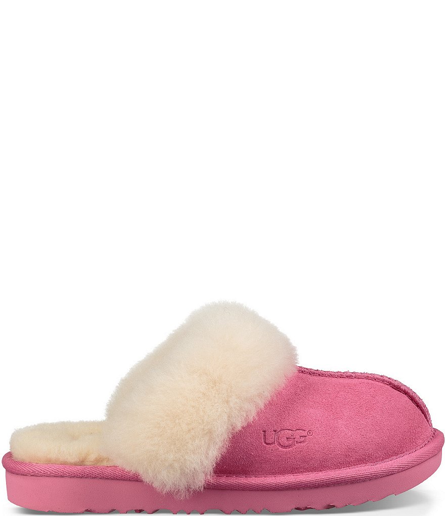 UGG&reg; Girls' Cozy II Suede Slip-On Slippers (Toddler)
