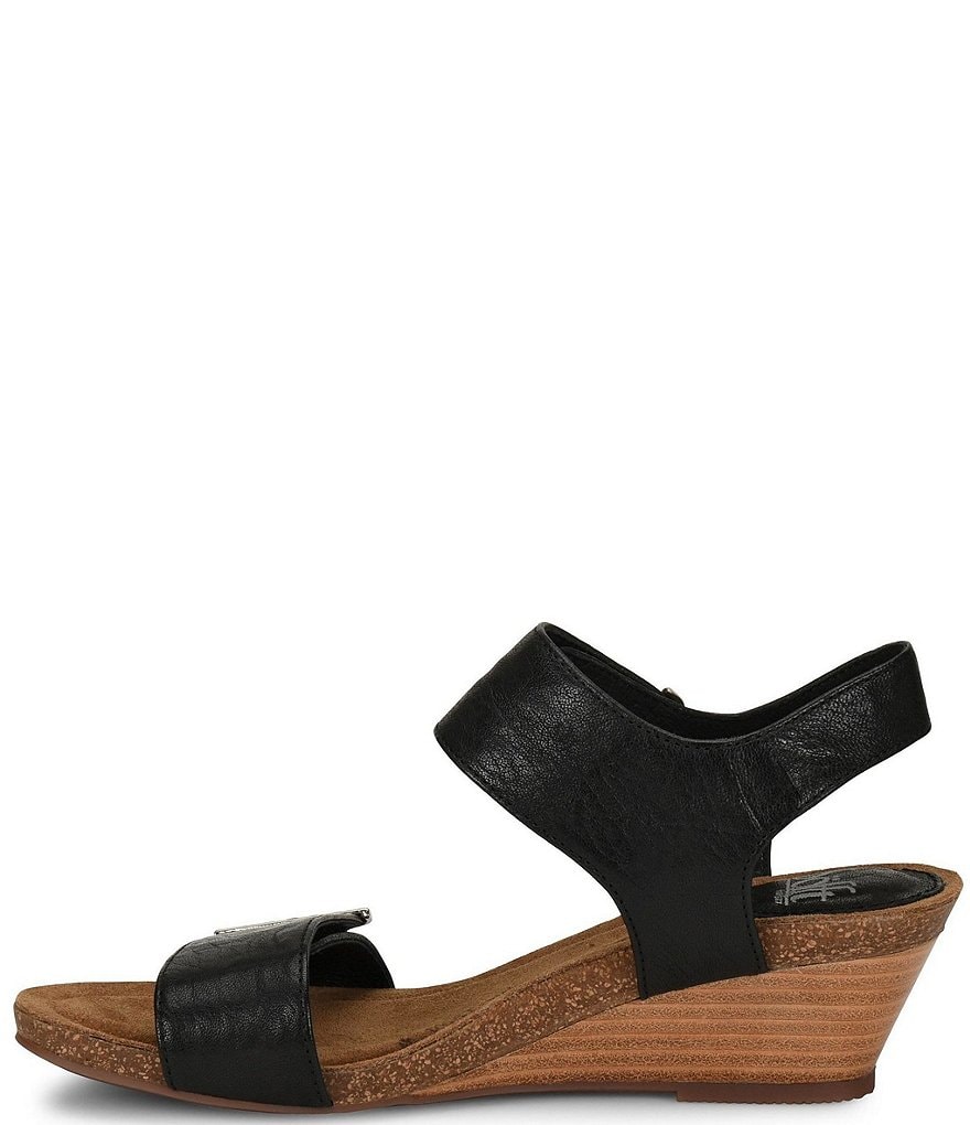 Sofft Verdi Leather Wedge Sandals