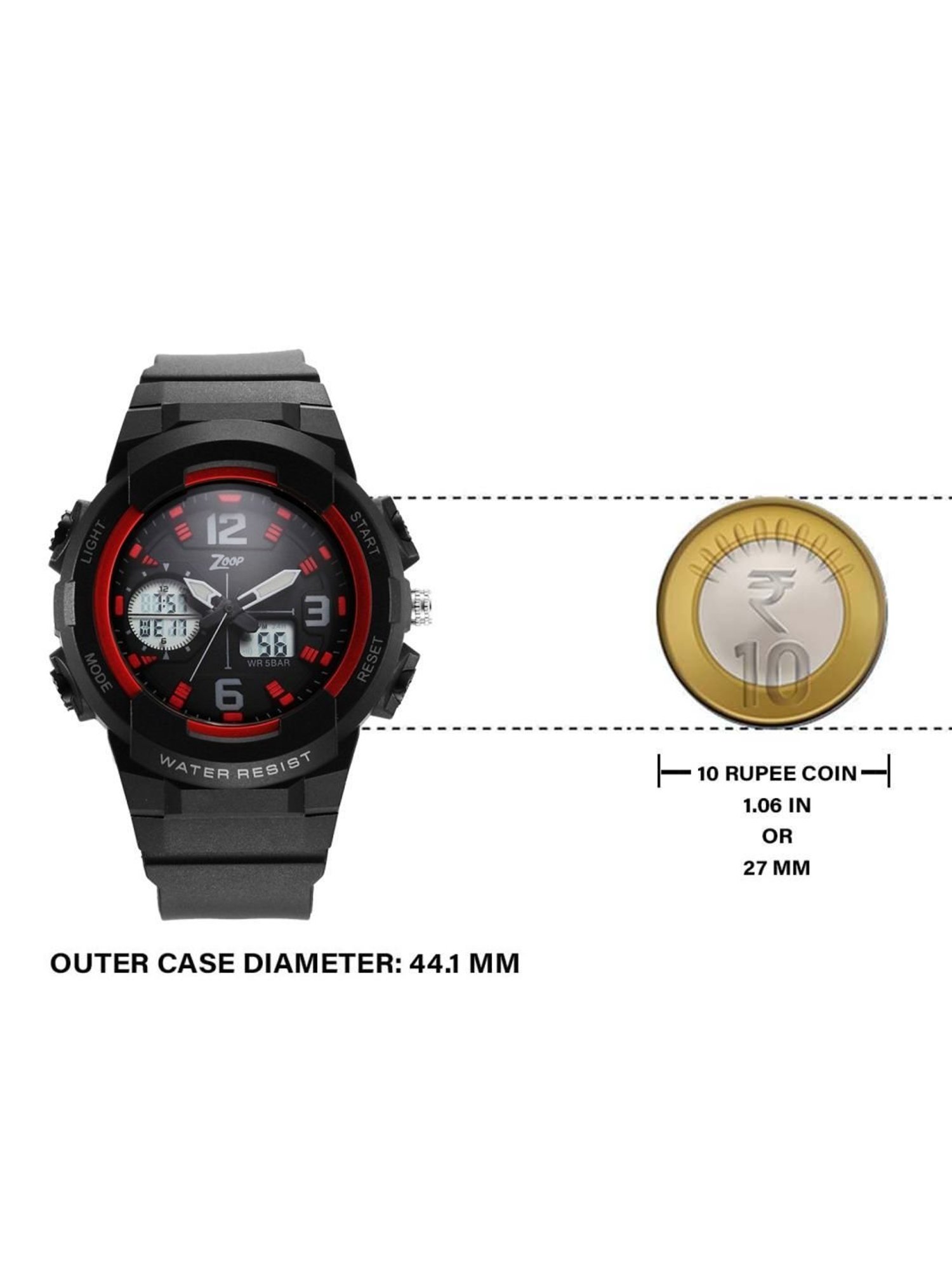 Zoop NR26026PP03W Analog-Digital Watch for Boys