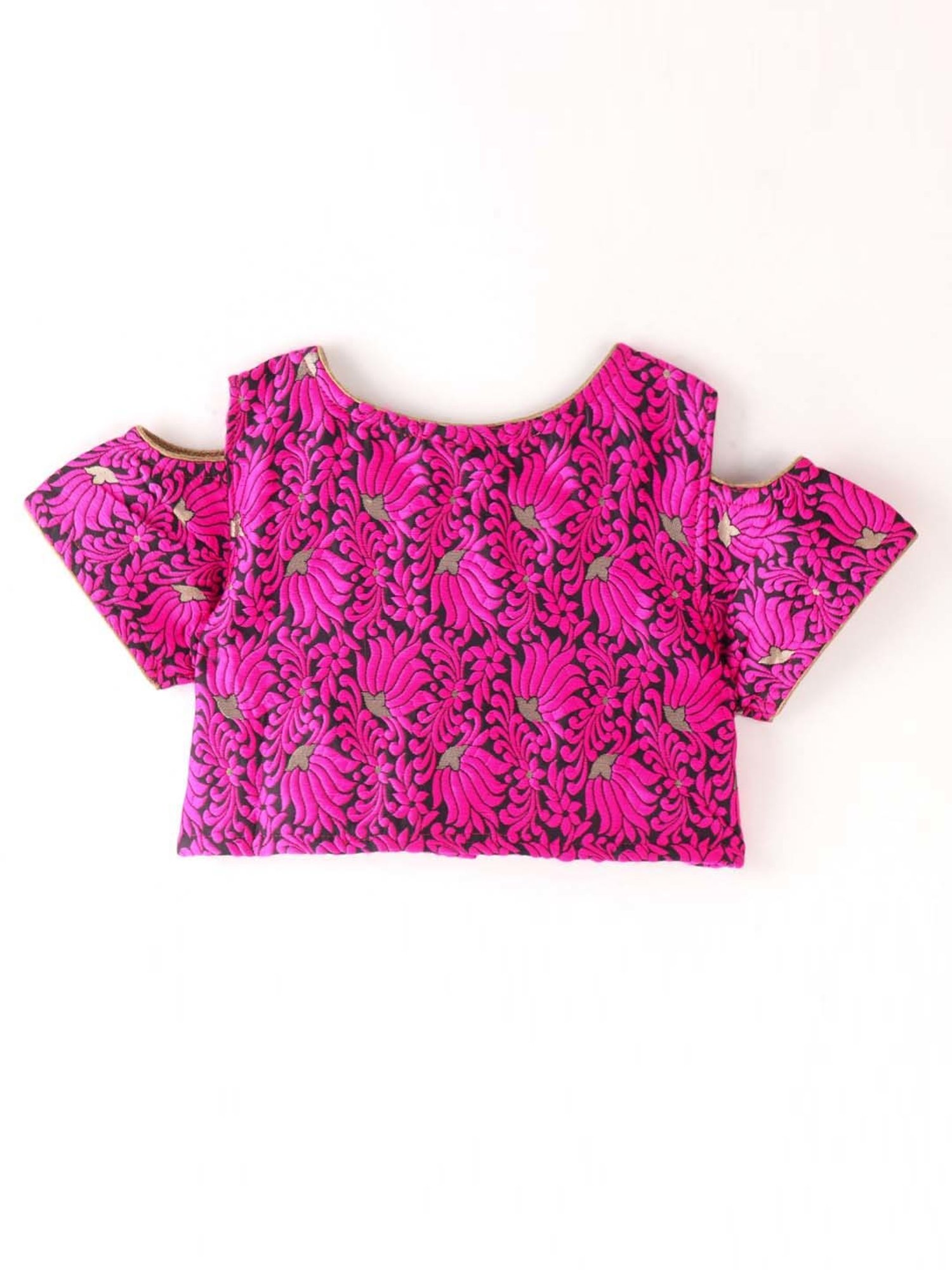 TWISHA Kids Pink & Black Printed Top Set