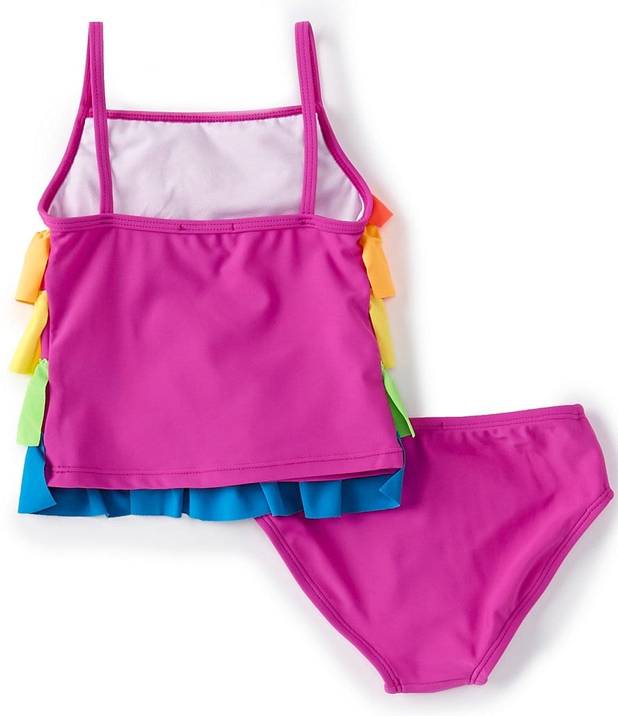 Tea Collection Little Girls 2-6 Printed Ruffled Tankini