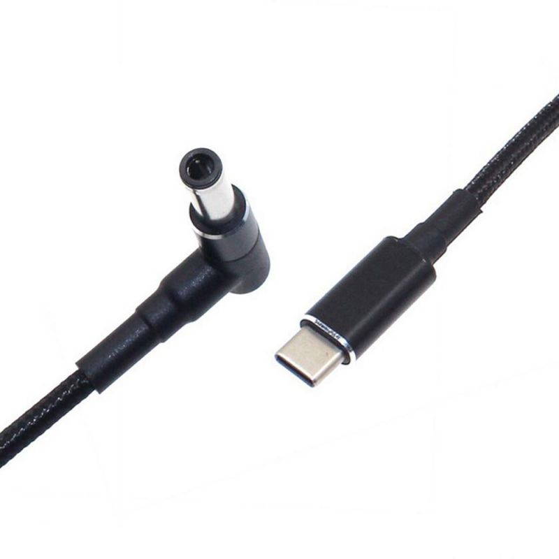 100W USB Type C to 6.0x3.7mm Male Plug Converter Dual E-Mark Chips USB C PD Charging Cable Cord for Asus FX-PRO Laptop PC