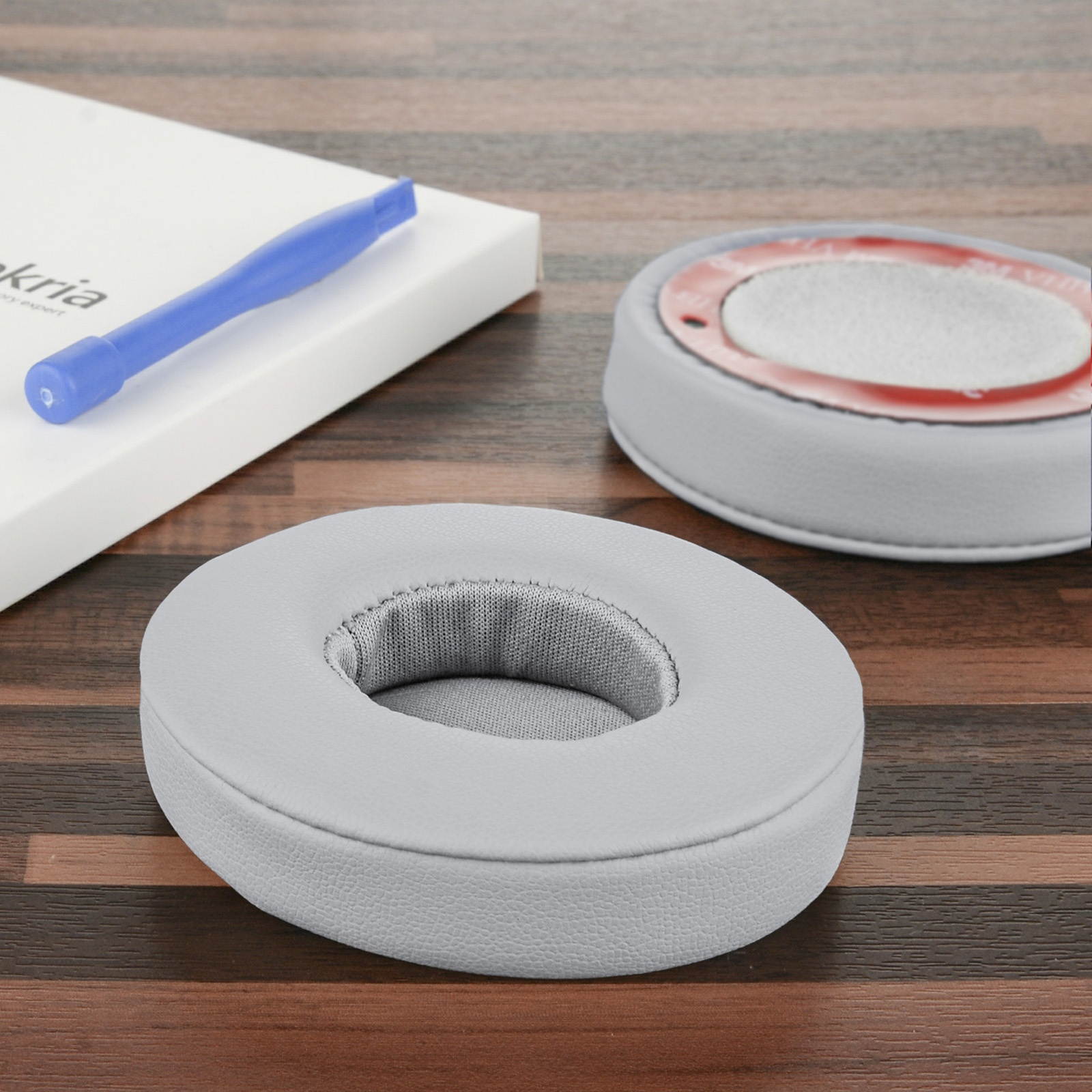 Beats by Dr. Dre Solo2, Solo 2.0 On-Ear Headphone Replacement Ear Pad / Ear Cushion / Ear Cups / Ear Cover / Earpads Repair Parts (Gray)