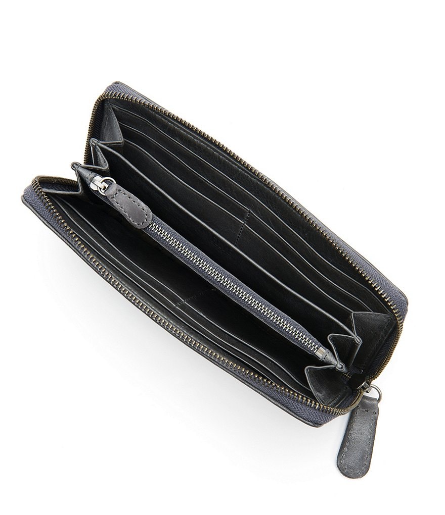Frye Melissa Leather Zip Wallet