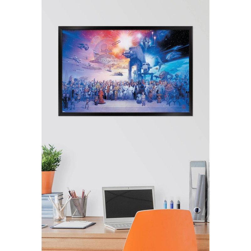 Star Wars - Galaxy Framed Poster Trends International