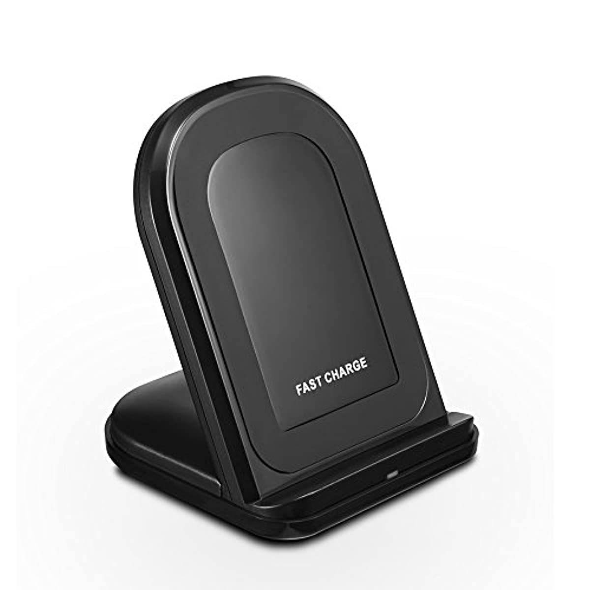 RNDs Fast Wireless Charging Stand for Apple iPhone (11, 11 Pro, 11 Pro Max, XS, XS Max, XR, X, 8, 8 Plus) (AC Adapter NOT Included) (Black)