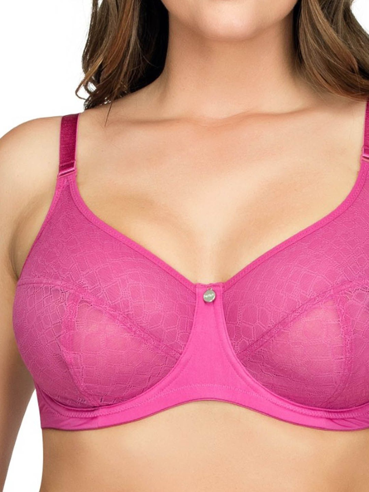 Tweens Peach & Green Non Padded Bra (Pack Of 2)