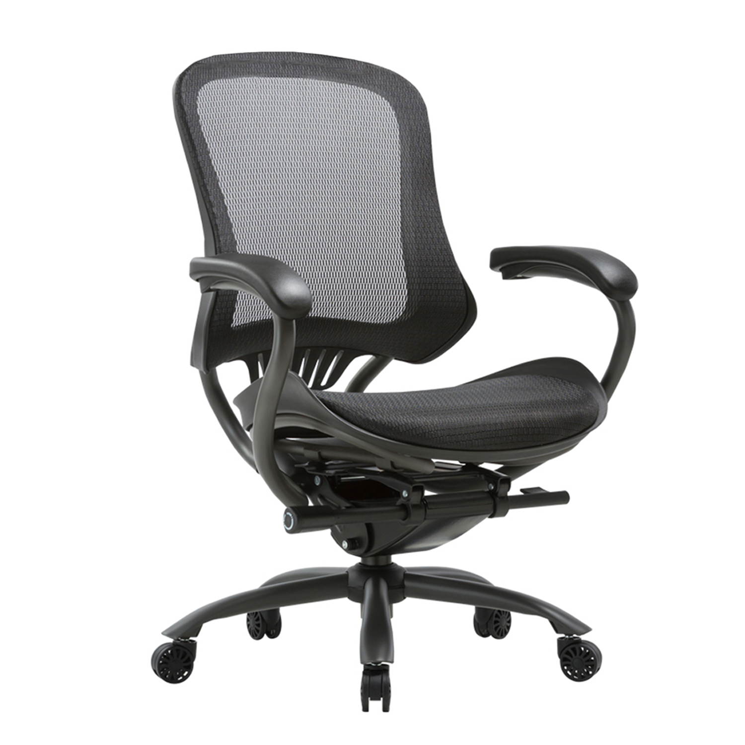 CLATINA LYL Series Ergonomic High Mesh Swivel Executive Chair with Adjustable Height Arm Rest and Lumbar Support Back for Home Office
