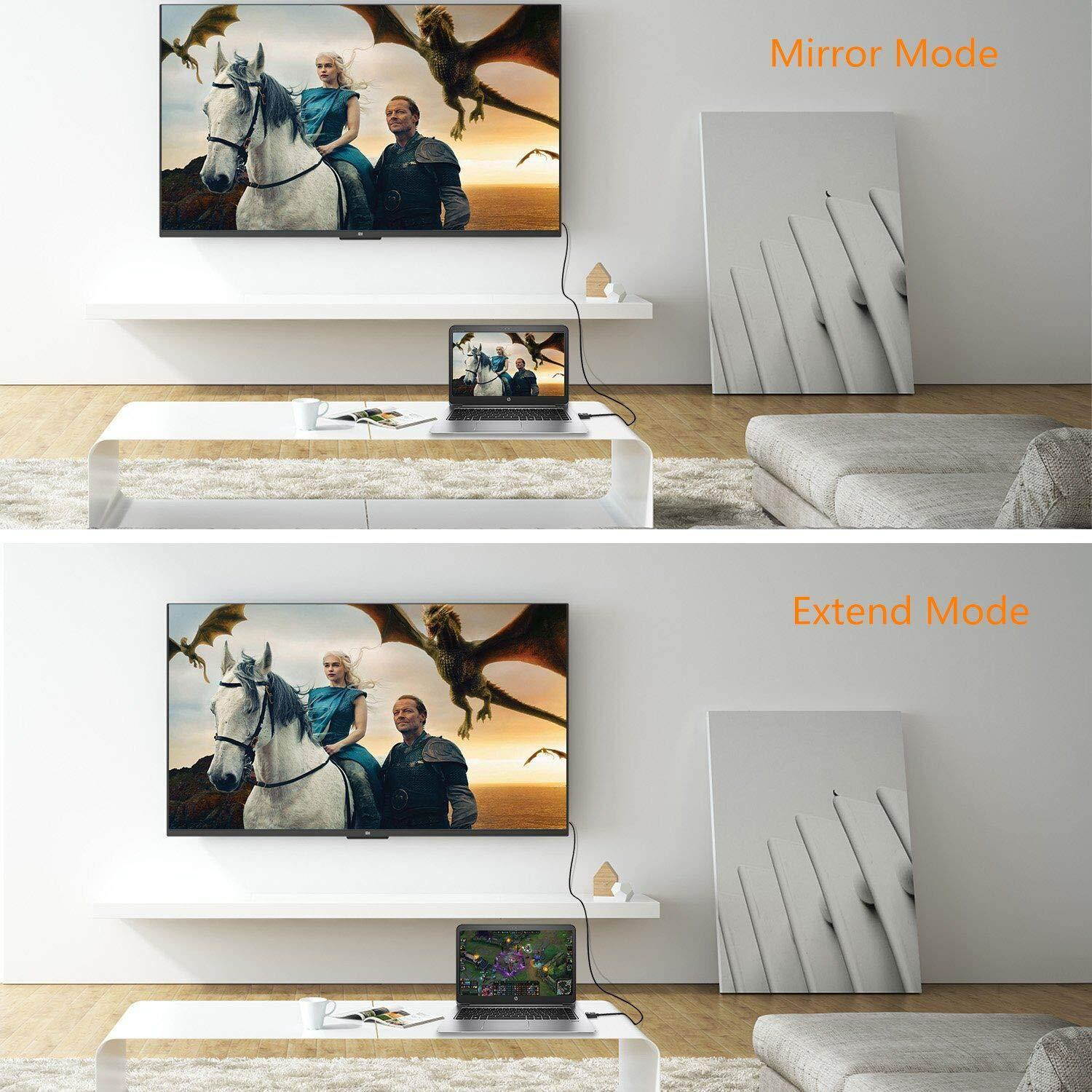 Active DVI to VGA, CableDeconn 6FT DVI 24+1 DVI-D M to VGA Male With Chip Active Adapter Converter Cable for PC DVD Monitor HDTV