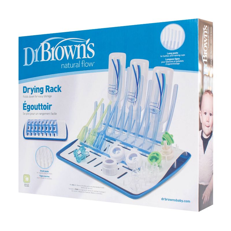 Dr Browns Bottle Rack - Blue