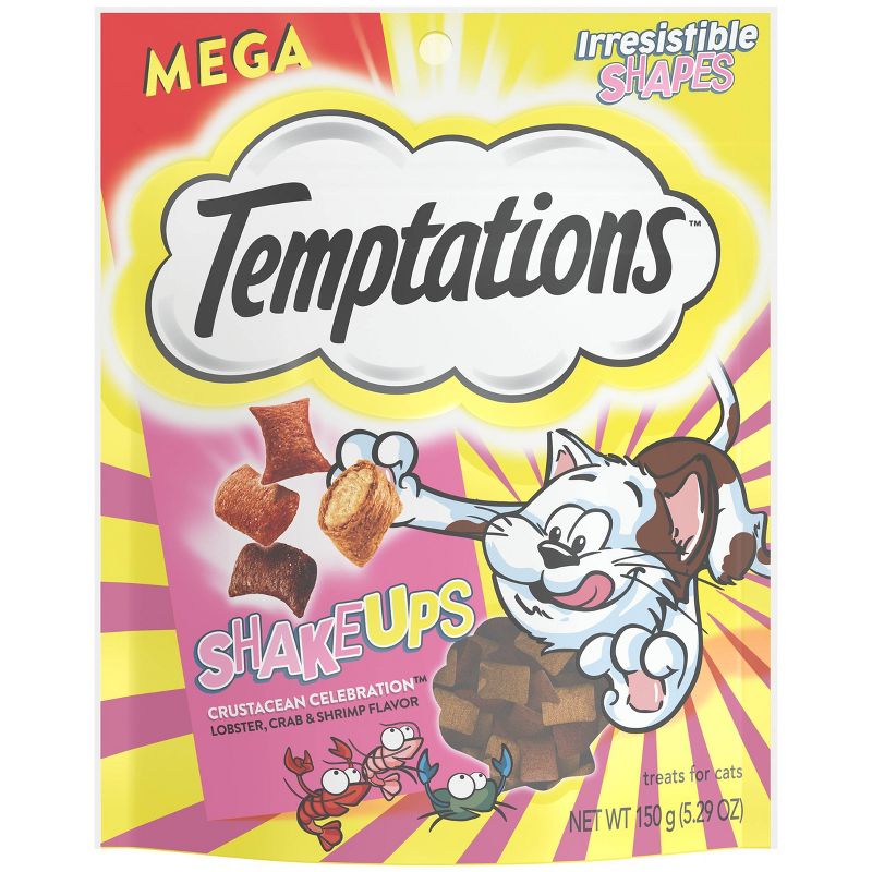 Temptations Shake Ups Crustacean Celebration Crunchy Cat Treats - 5.29oz