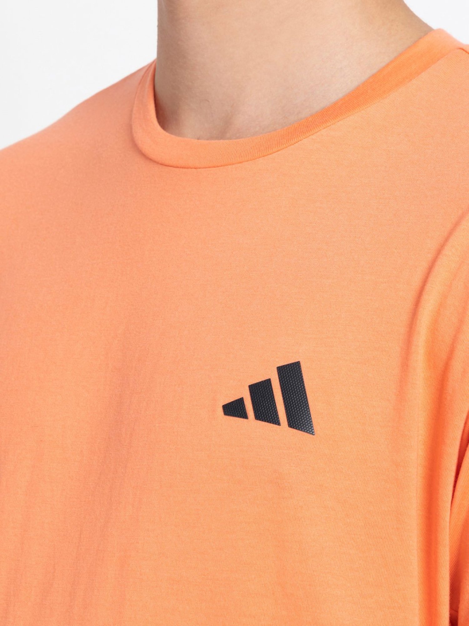adidas Orange Regular Fit Train Essentials Comfortable T-Shirt