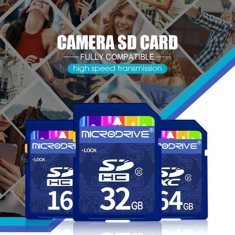 Microsd High Speed Memory Cards, 8GB 16GB 32GB 64GB 128GB Secure Digital Memory, Micro SD Read 80MB/S Write 80MB/S, for Camera Memory Card - Blue