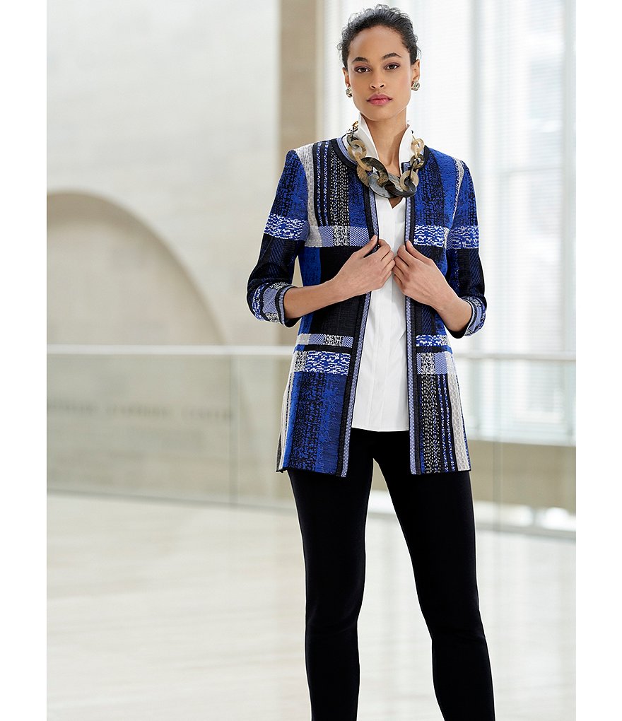 Misook Sleeveless Stand Collar Neck Washable Blouse