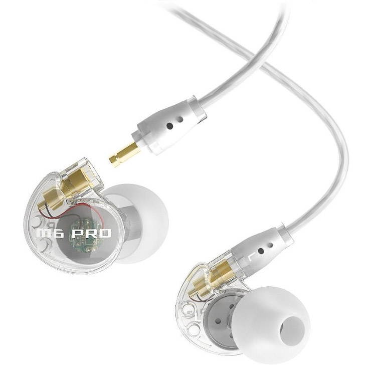 Mee audio M6 PRO Universal-Fit Noise-Isolating Musician&rsquo;s In-Ear Monitors with Detachable Cables