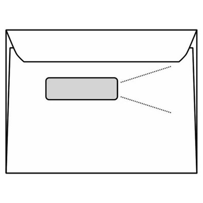 Open Side Proxy Mailer, 9" x 12", 28# White Kraft, Two Compartment Mailers with Plasticleer Lookins (Box of 500)