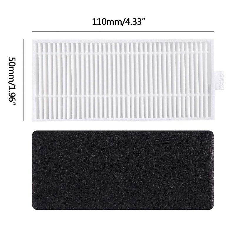 Replacement Parts for Deebot N79S Filter Side Brush Accessory Kit for Ecovacs Deebot N79S N79 Robotic Vacuum Cleaner