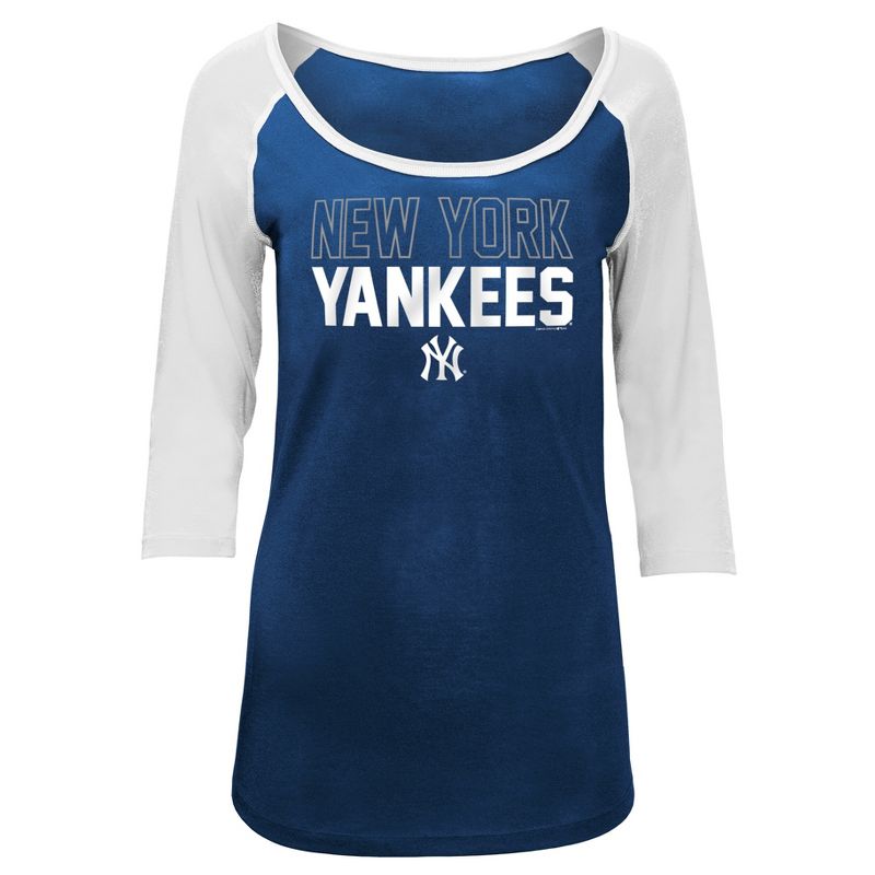 MLB New York Yankees Women's Play Ball Fashion Jersey - S