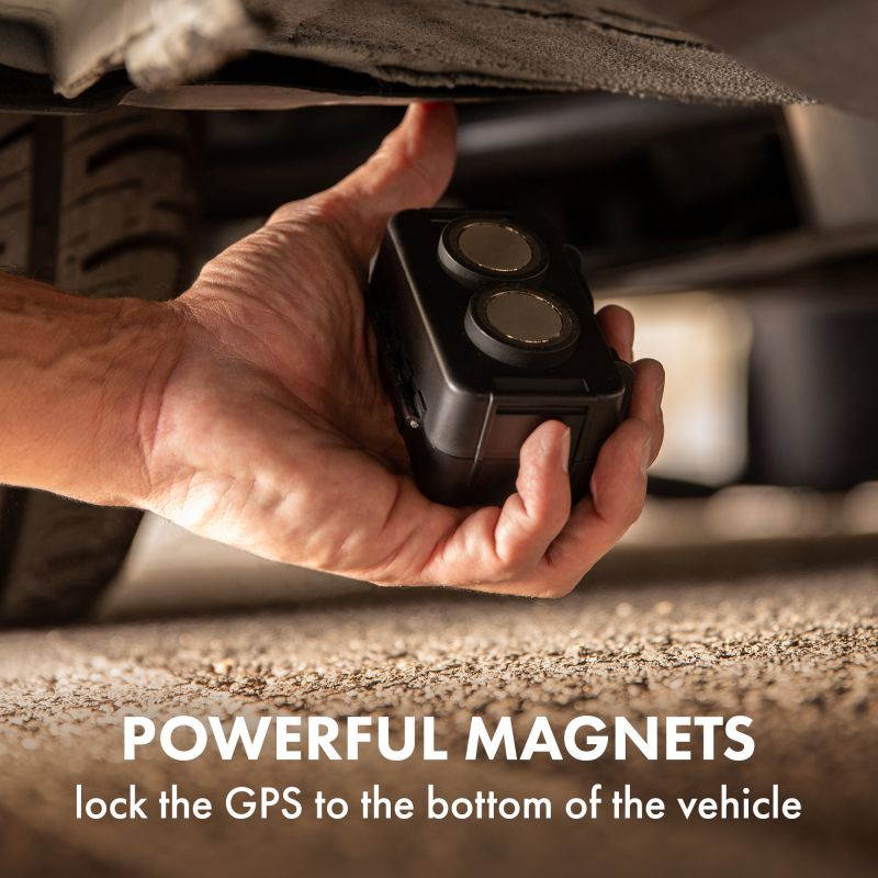 Lightning GPS Asset Locator with Magnetic Case- LTE Real-Time GPS Tracker - Connectivity for Coverage in North America - Covertly Mount on Vehicle, Car, Truck to Track. Subscription Required!
