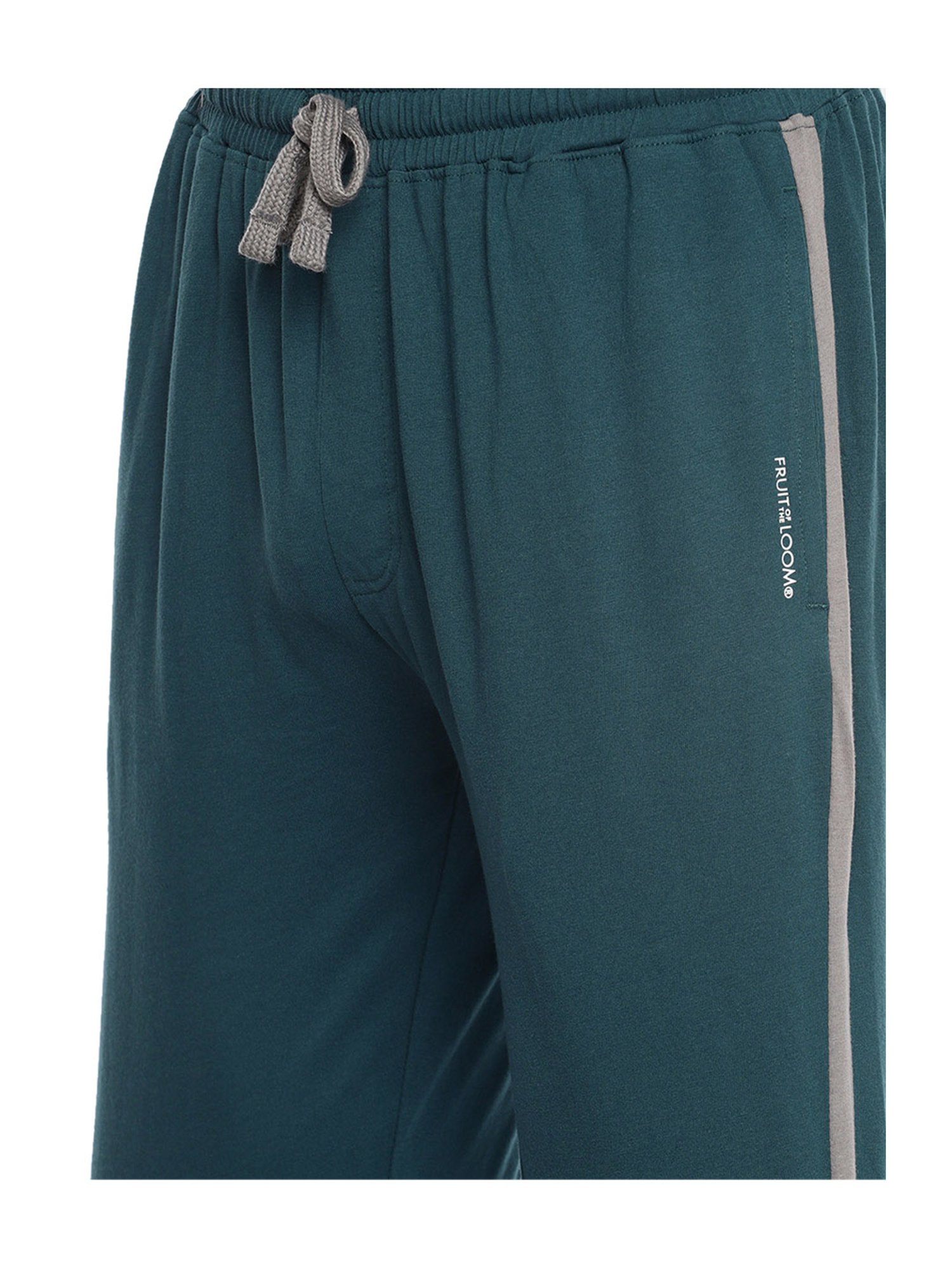Fruit of the Loom Teal Blue Regular Fit Track Pants