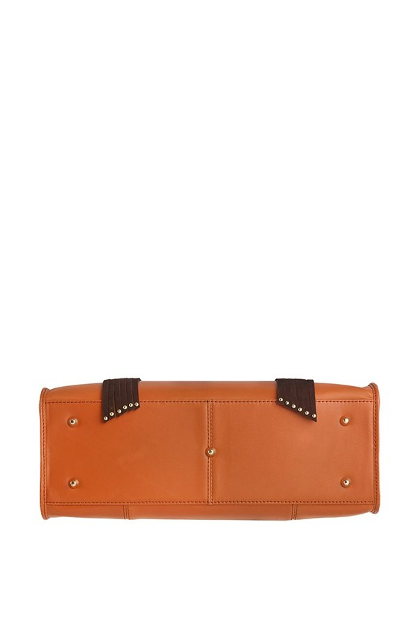 Tohl Rp1 Tamara Tan & Brown Fringed Leather Handbag