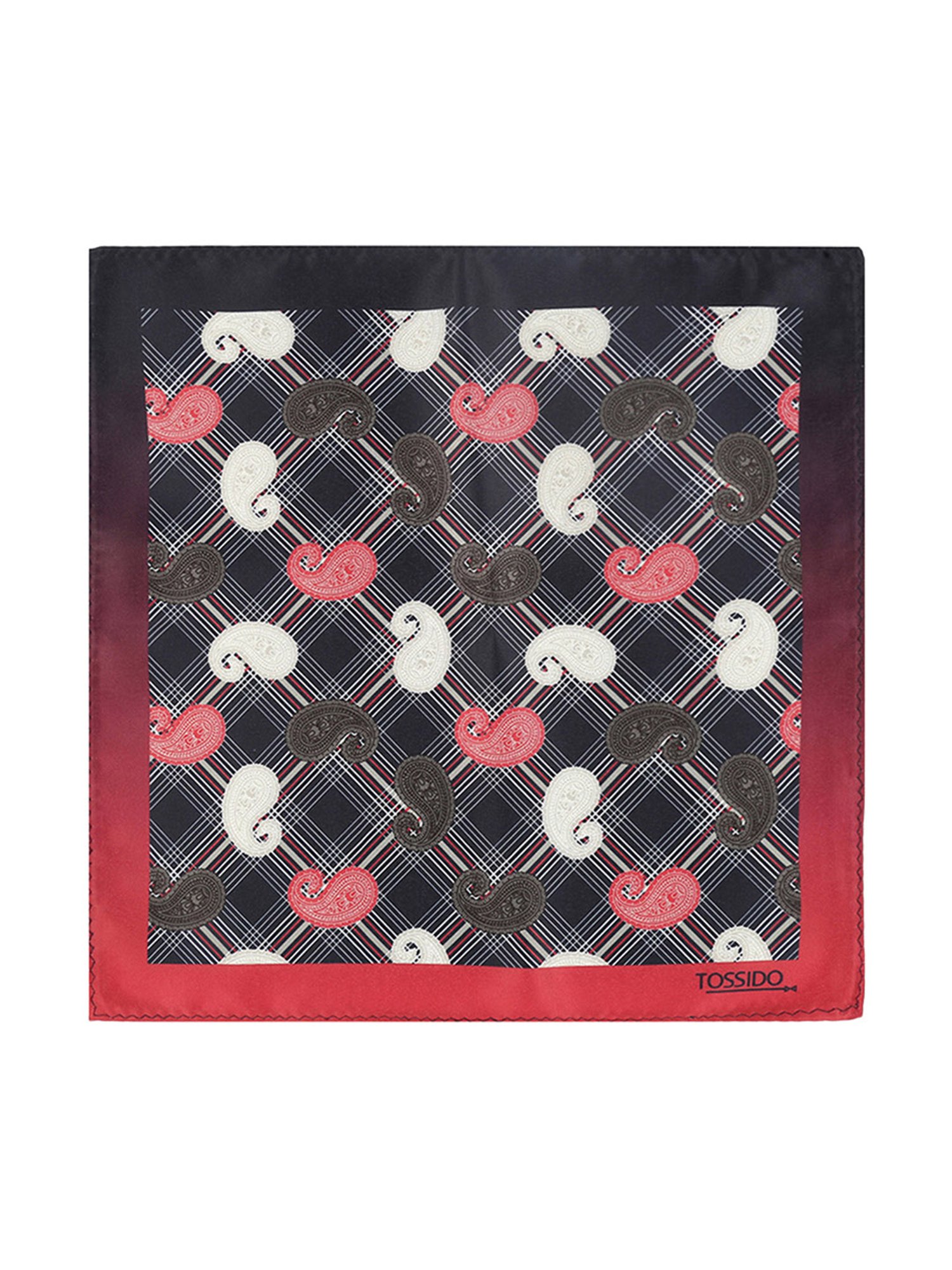 Tossido Black Printed Stole