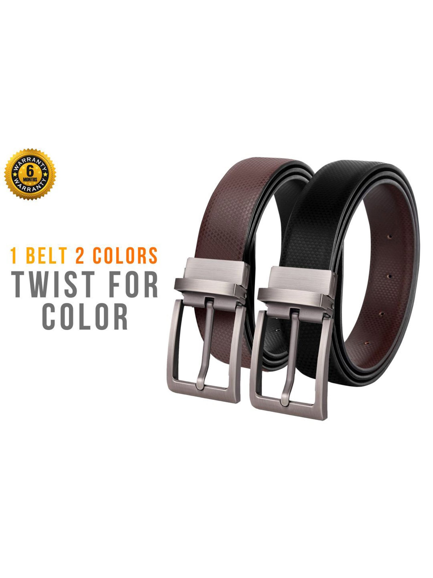 SCHARF Reversible Vegan Leather Belt's for Men