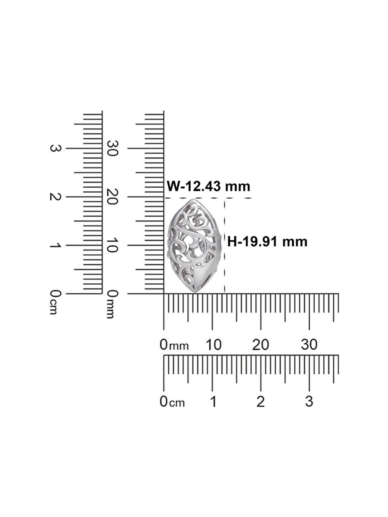 C.Krishniah Chetty Classic 950 Platinum Fancy Locket