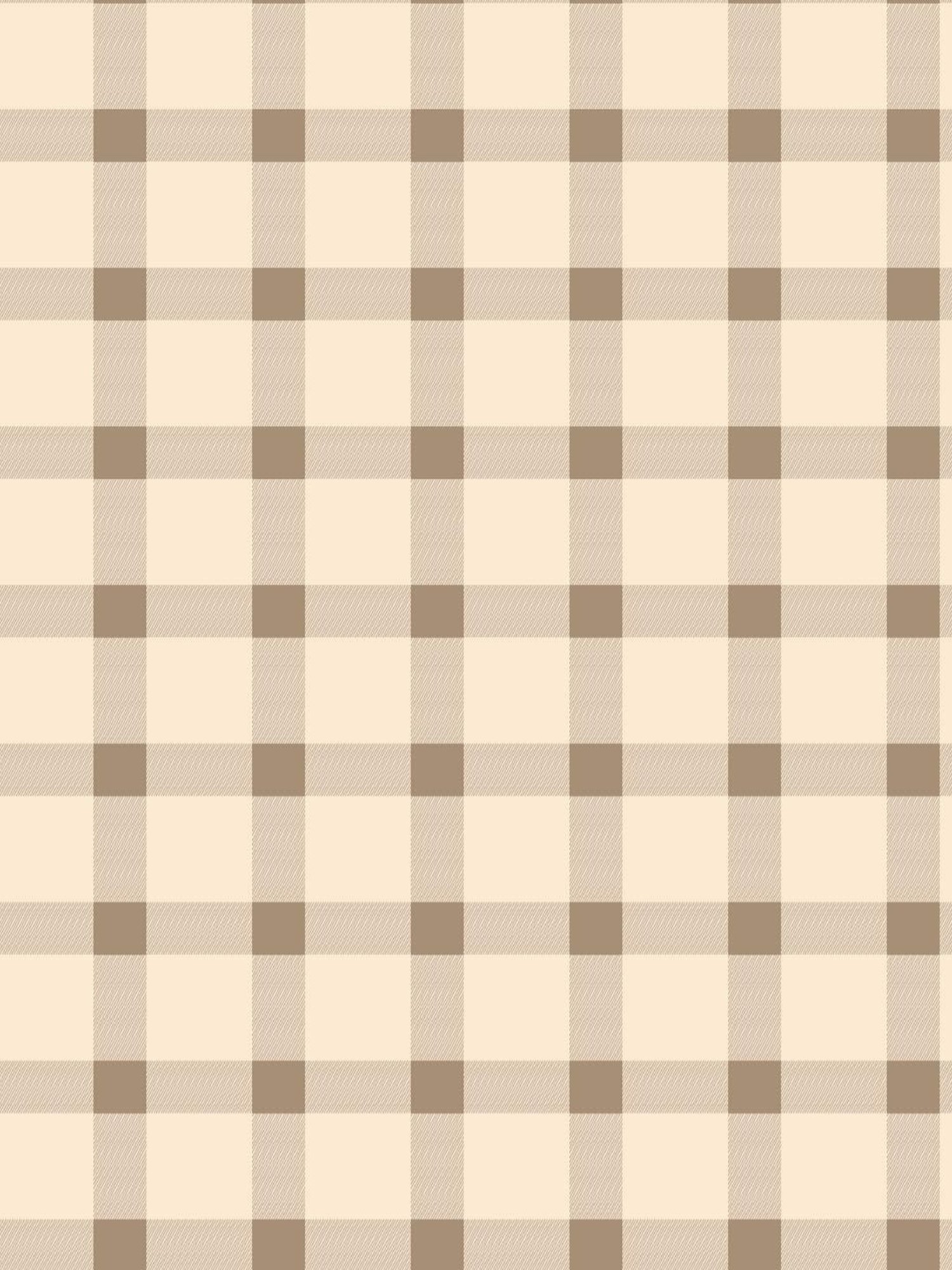 SPACES DRAPE STORY Boho Checks Beige Polyester 5 ft Window Curtains - Set of 2