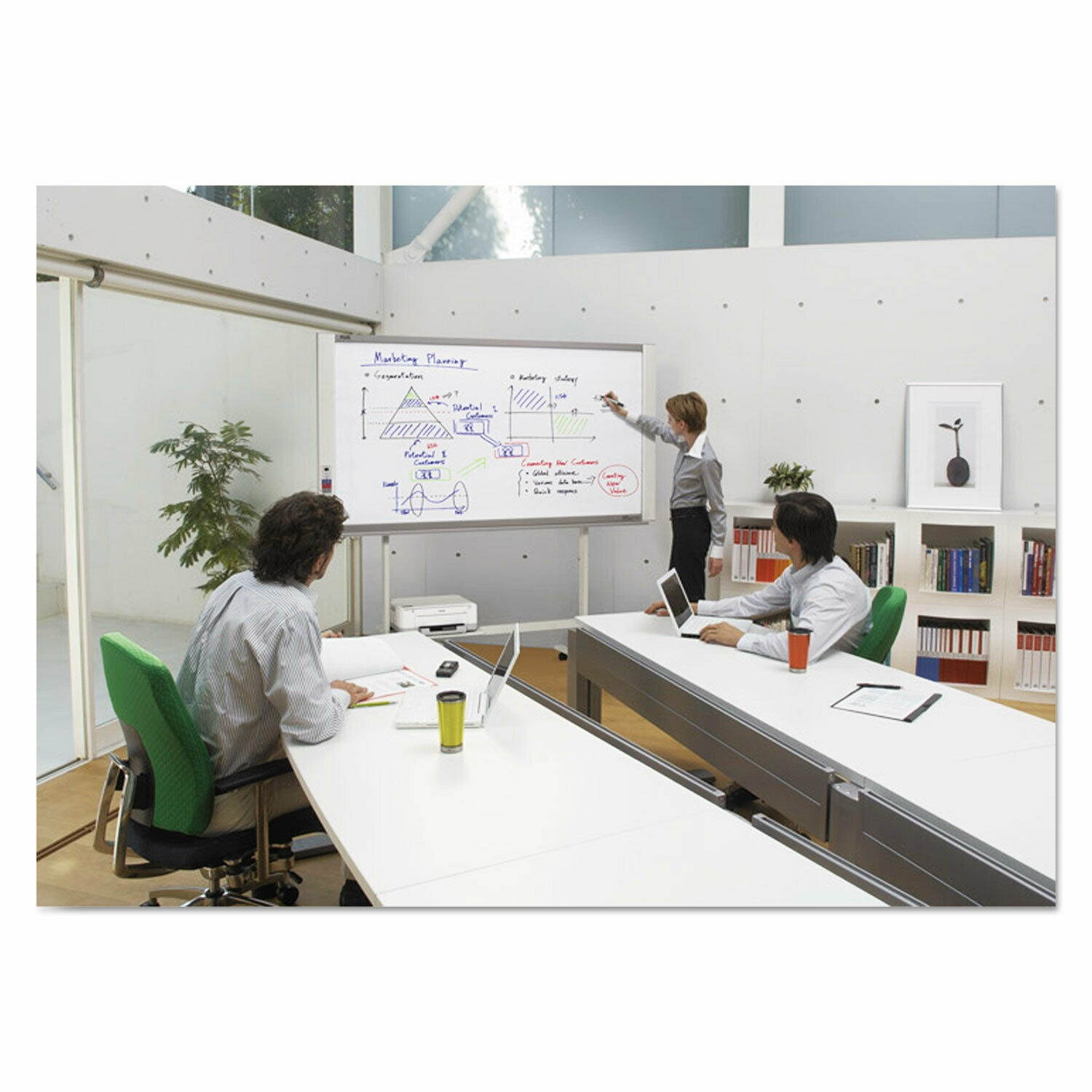 PLUS M-18W Electronic Copyboard 78w x 40h M18W