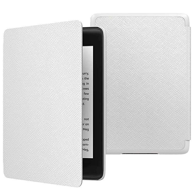 Case Fits Kindle Paperwhite (10th Generation, 2018 Releases), Thinnest Lightest Smart Shell Cover with Auto Wake/Sleep for  Kindle Paperwhite 2018 E-Reader - Black