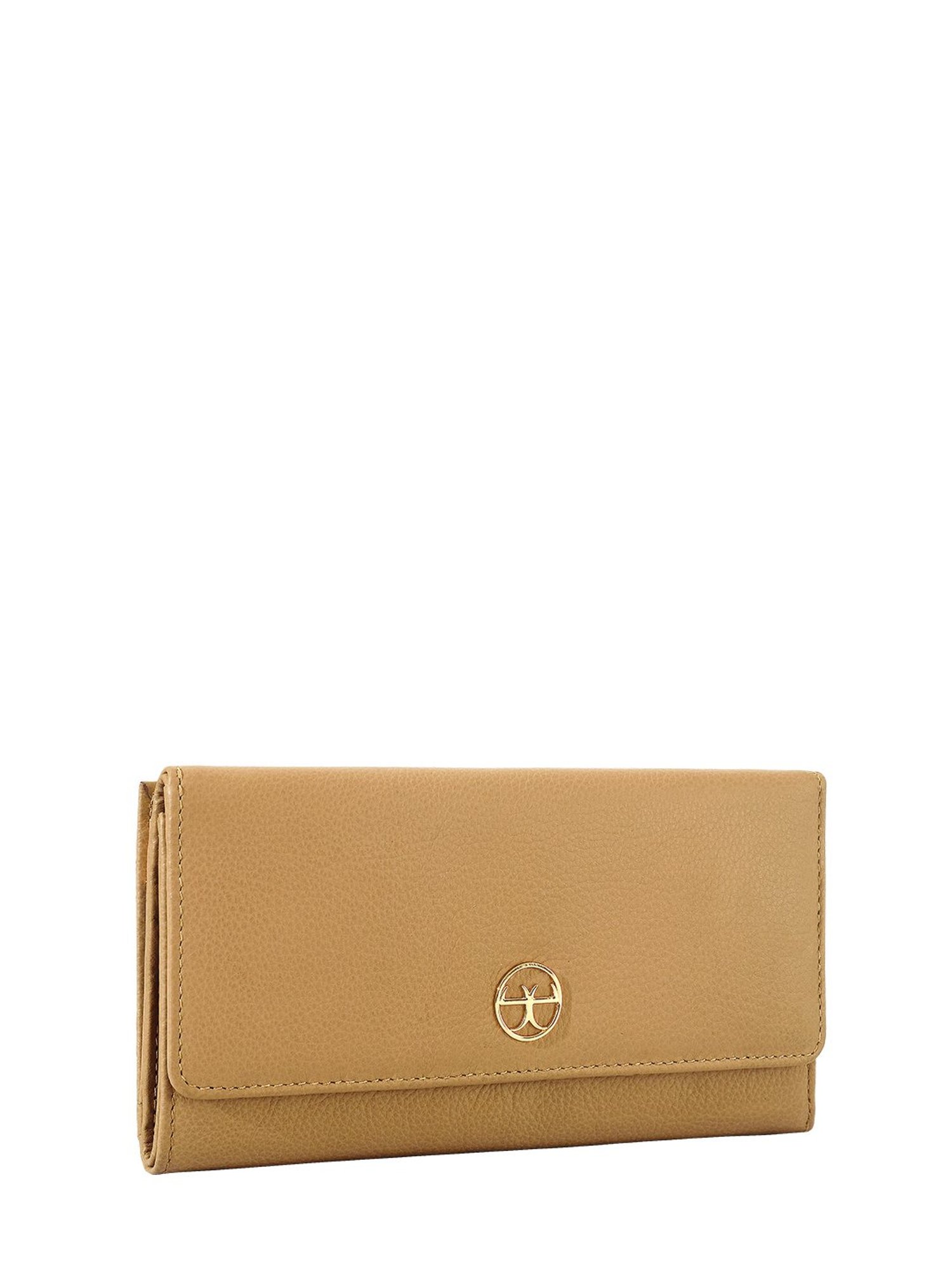 Eske Tan Tri-Fold Wallet for Women