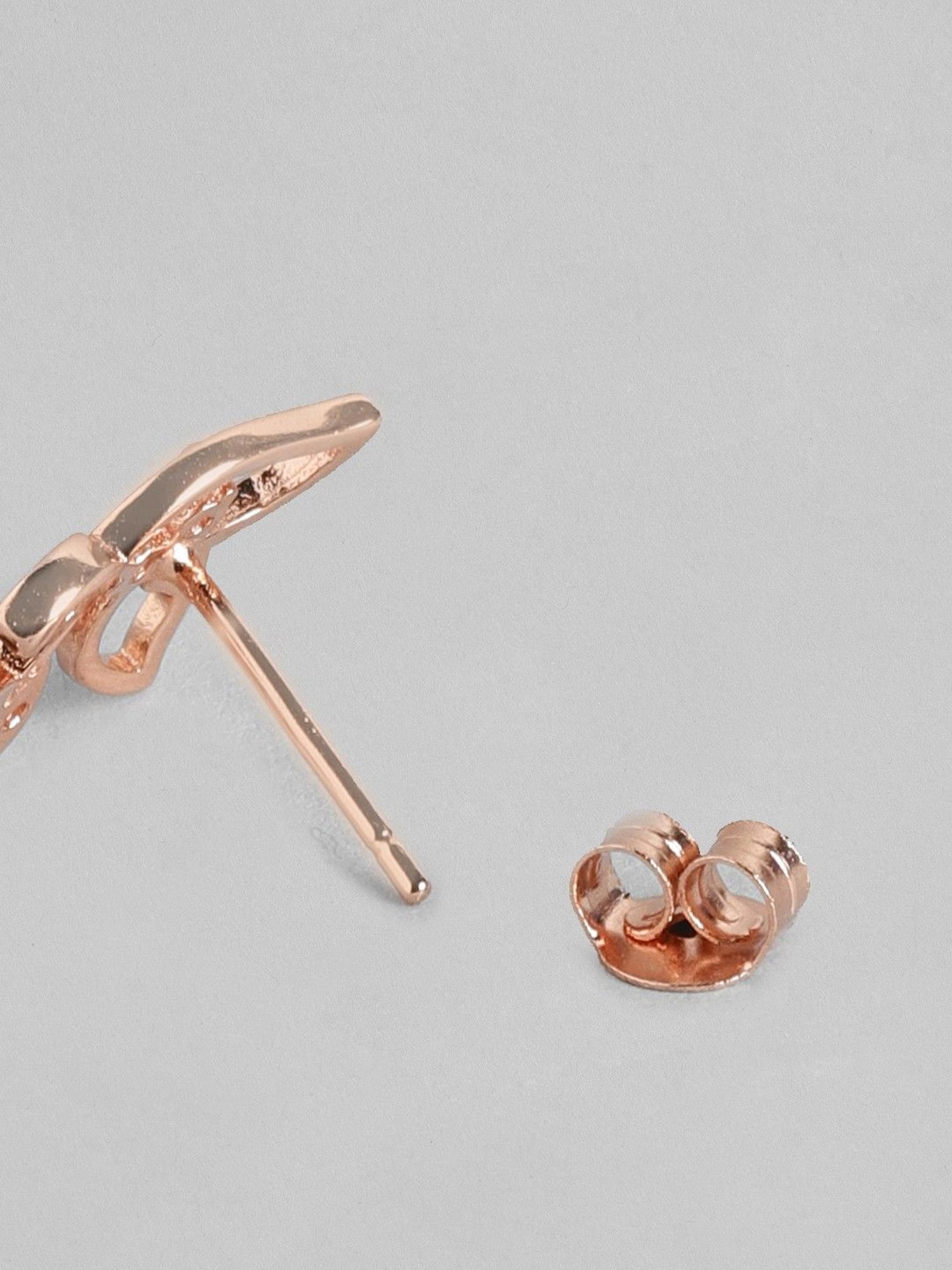 Zavya 92.5 Sterling Silver Leaf Shaped Earrings for Women